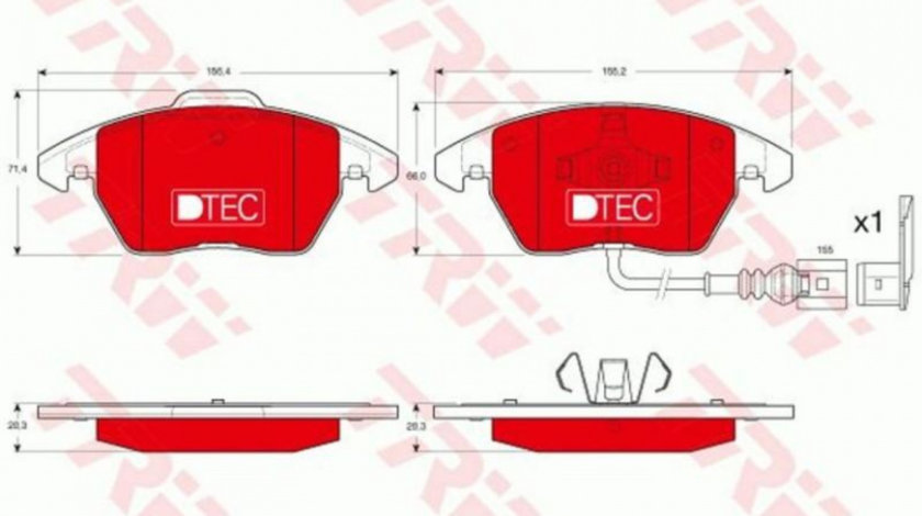 Placute frana Volkswagen VW GOLF Mk IV (1J1) 1997-2005 #3 0252358720PD