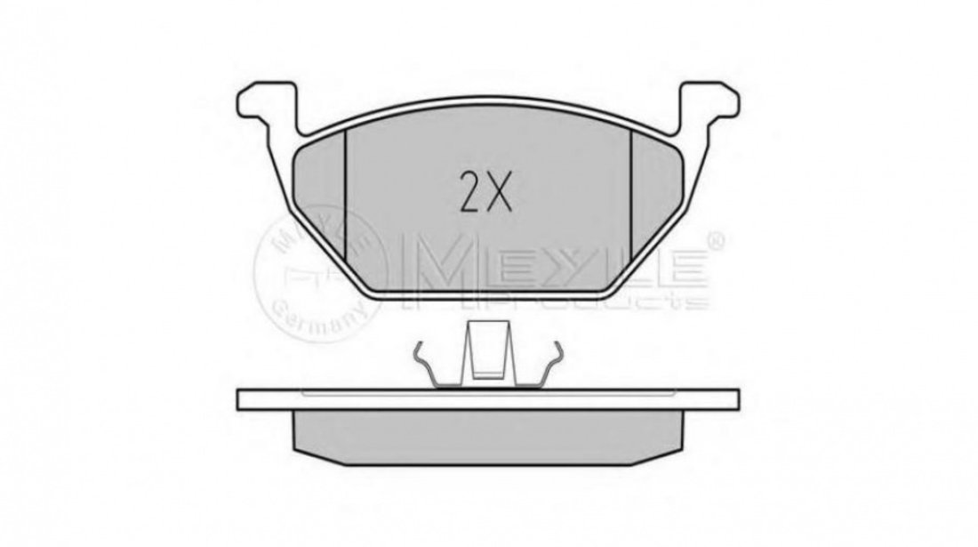 Placute frana Volkswagen VW NEW BEETLE (9C1, 1C1) 1998-2010 #2 0252313119PD