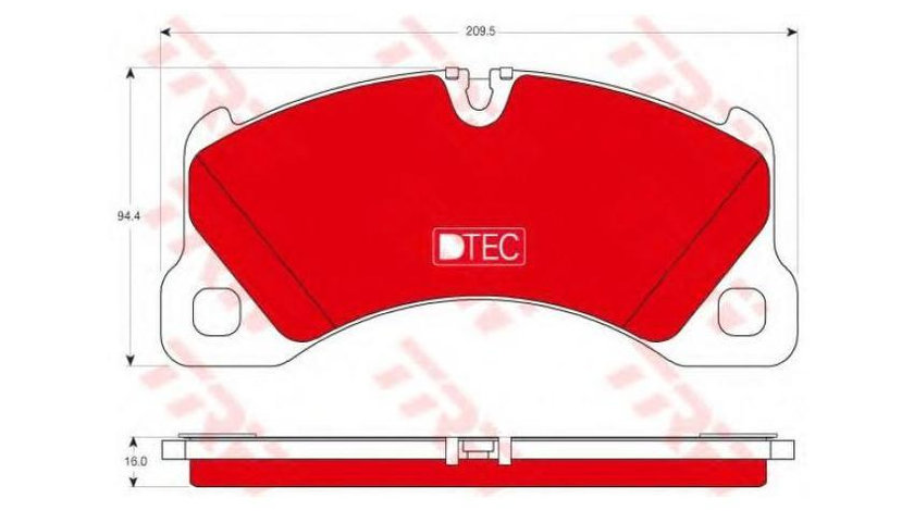 Placute frana Volkswagen VW TOUAREG (7LA, 7L6, 7L7) 2002-2010 #2 05P1738