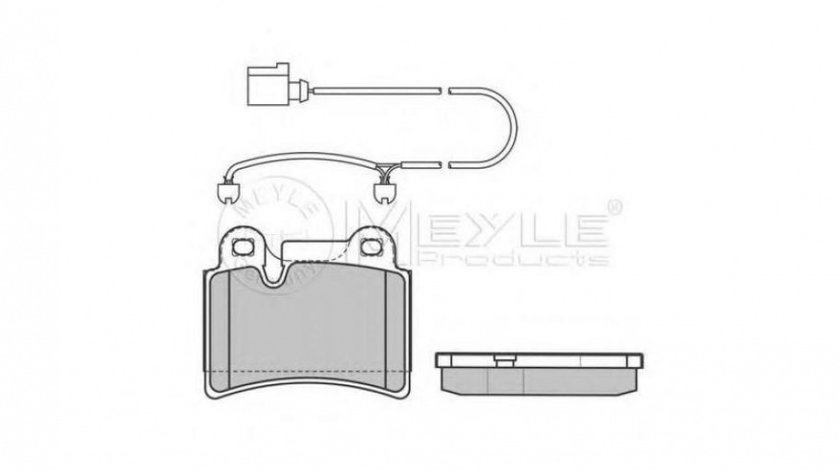 Placute frana Volkswagen VW TOUAREG (7LA, 7L6, 7L7) 2002-2010 #2 0252409717