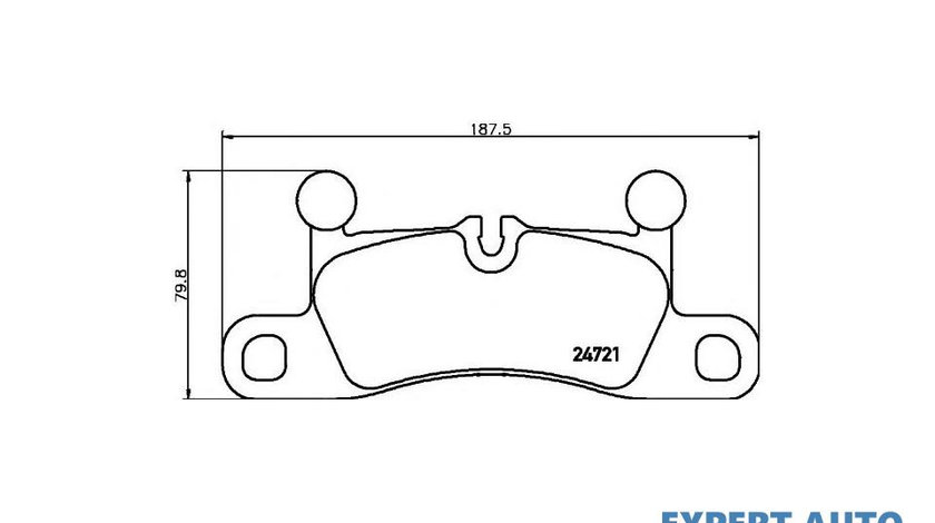 Placute frana Volkswagen VW TOUAREG (7P5) 2010-2016 #2 137910