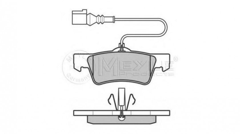 Placute frana Volkswagen VW TRANSPORTER / CARAVELLE Mk V bus (7HB, 7HJ, 7EB, 7EJ, 7EF) 2003-2016 #2 0252436719W