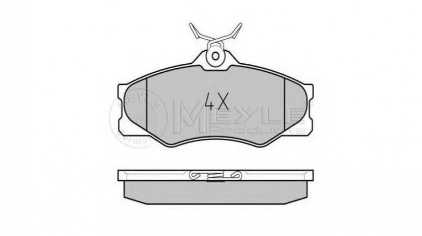 Placute frana Volkswagen VW TRANSPORTER Mk III platou / sasiu 1979-1992 #2 0252097919