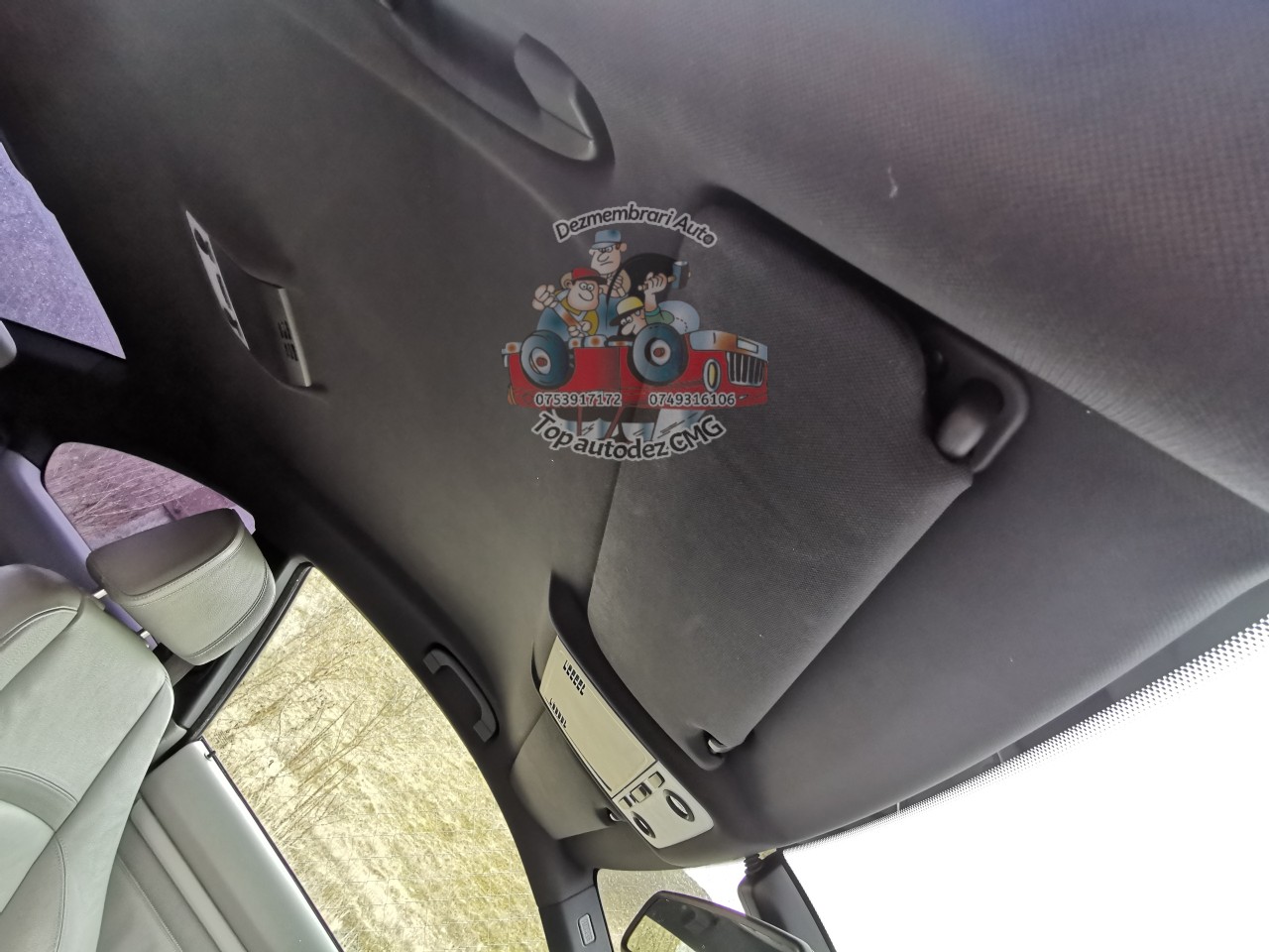 Plafon negru Bmw seria 3 E92 pachet M plafoniere Parasolare manere