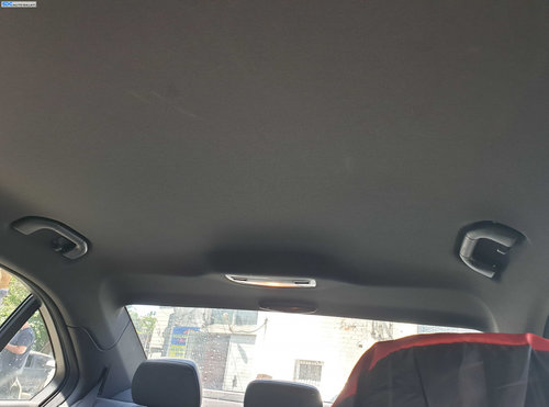 Plafon Plafoniera Textil Tavan Interior Negru cu Stalpi si Manere Mercedes Clasa C Class W204 Sedan ...