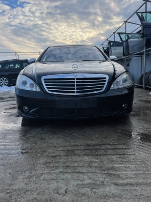 Plafon s class w221 alcantara negru , trapa, scurt