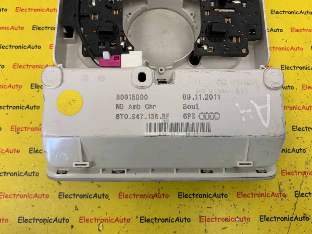 Plafoniera Audi A5, 80915900, 8T0947135BF,