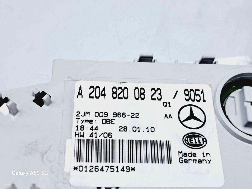 Plafoniera fata Mercedes Clasa C (W204) [Fabr 2007-2014] A2048200823 2.2 CDI 651911