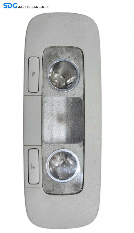 Plafoniera Lumini Lampa Iluminare Habitaclu Spate Skoda Octavia 3 2013 - 2017 Cod 3T0947-291A ( Butonul Drept se mai Blocheaza ) [L7543]