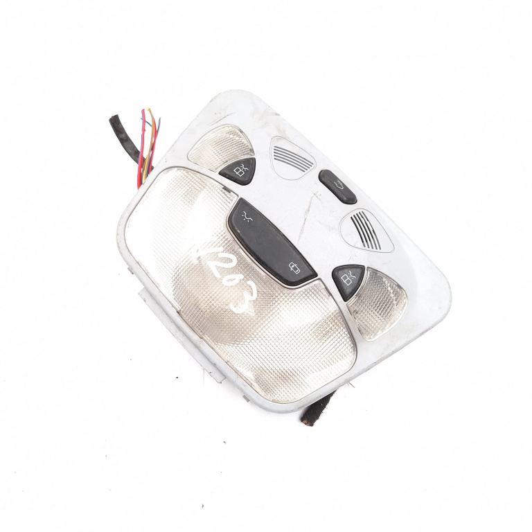 Plafoniera Mercedes-Benz C-Class (W203) 2000-2007 Fata A2038202301, A2038202301/7D43, A203820 2301/7D43, A203820, 2Jm 008793-00, Kw292 Cs356 Hella