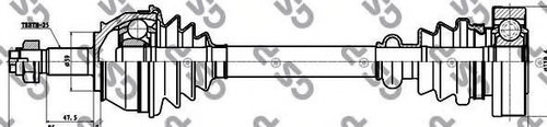 Planetara ALFA ROMEO 156 (932) (1997 - 2005) GSP 202002 piesa NOUA