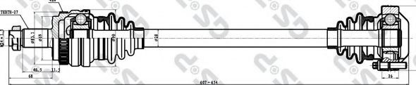 Planetara BMW Seria 3 Cupe (E92) (2006 - 2013) GSP 205022 piesa NOUA