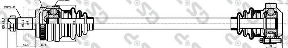 Planetara BMW Seria 3 Cupe (E92) (2006 - 2013) GSP 205023 piesa NOUA