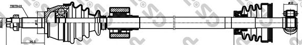 Planetara FIAT DOBLO Microbus (223, 119) (2001 - 2016) GSP 241007 piesa NOUA