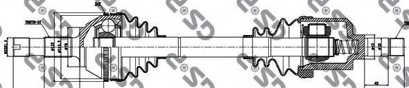 Planetara FIAT DUCATO bus (230) (1994 - 2002) GSP 210033 piesa NOUA