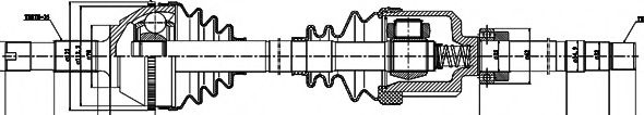Planetara FIAT DUCATO platou / sasiu (230) (1994 - 2002) GSP 210032 piesa NOUA