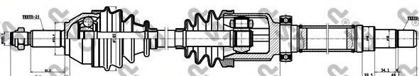 Planetara FORD FOCUS (DAW, DBW) (1998 - 2007) GSP 218102 piesa NOUA