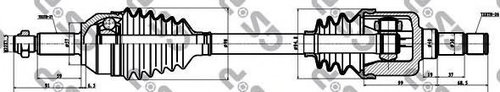 Planetara FORD MONDEO III (B5Y) (2000 - 2007) GSP 218027 piesa NOUA