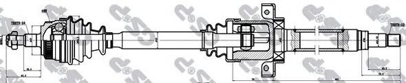 Planetara MERCEDES A-CLASS (W168) (1997 - 2004) GSP 235038 piesa NOUA