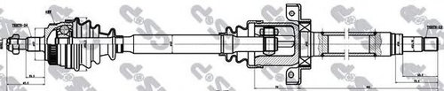 Planetara MERCEDES A-CLASS (W168) (1997 - 2004) GSP 235038 piesa NOUA