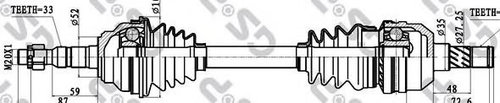 Planetara OPEL ASTRA G Cabriolet (F67) (2001 - 2005) GSP 244044 piesa NOUA