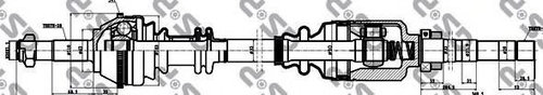 Planetara PEUGEOT BOXER bus (230P) (1994 - 2002) GSP 210104 piesa NOUA