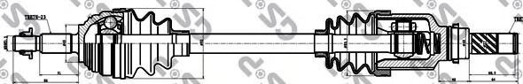 Planetara RENAULT CLIO III (BR0/1, CR0/1) (2005 - 2012) GSP 250353 piesa NOUA