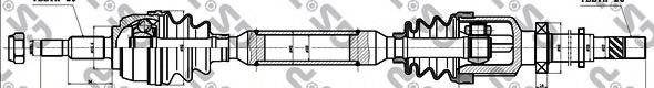 Planetara RENAULT GRAND SCENIC II (JM0/1) (2004 - 2016) GSP 250442 piesa NOUA