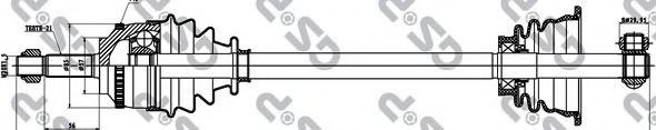 Planetara RENAULT MEGANE I Classic (LA0/1) (1996 - 2006) GSP 250009 piesa NOUA
