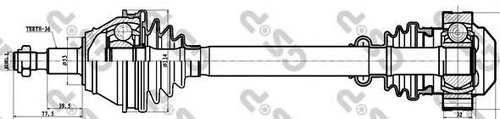 Planetara SKODA OCTAVIA I (1U2) (1996 - 2010) GSP 261123 piesa NOUA