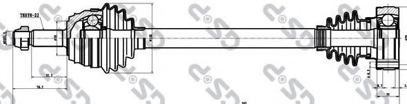Planetara VW GOLF III (1H1) (1991 - 1998) GSP 253004 piesa NOUA