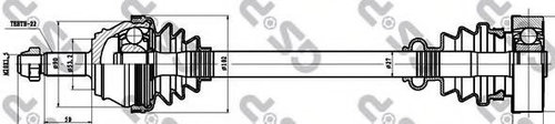 Planetara VW GOLF III Variant (1H5) (1993 - 1999) GSP 261001 piesa NOUA
