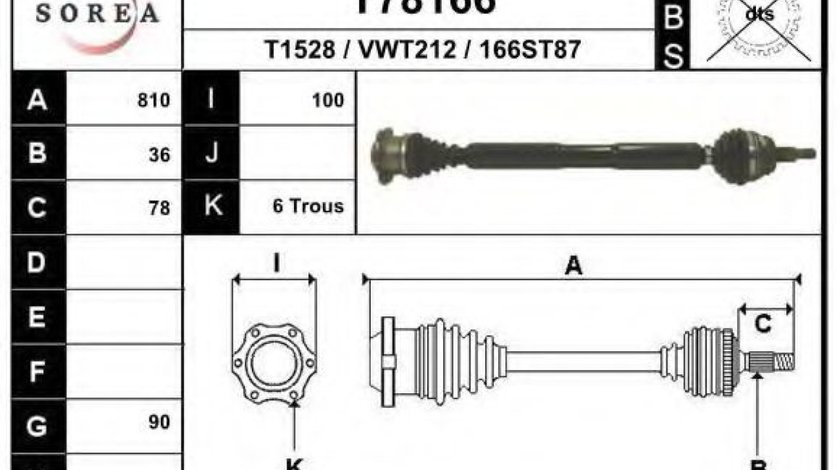 Planetara VW GOLF IV (1J1) (1997 - 2005) EAI T78166 piesa NOUA