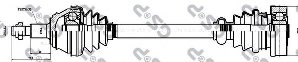 Planetara VW NEW BEETLE (9C1, 1C1) (1998 - 2010) GSP 203006 piesa NOUA