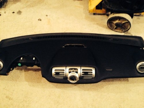 Plansa bord+airbag pasager smart fortwo 2010-2012