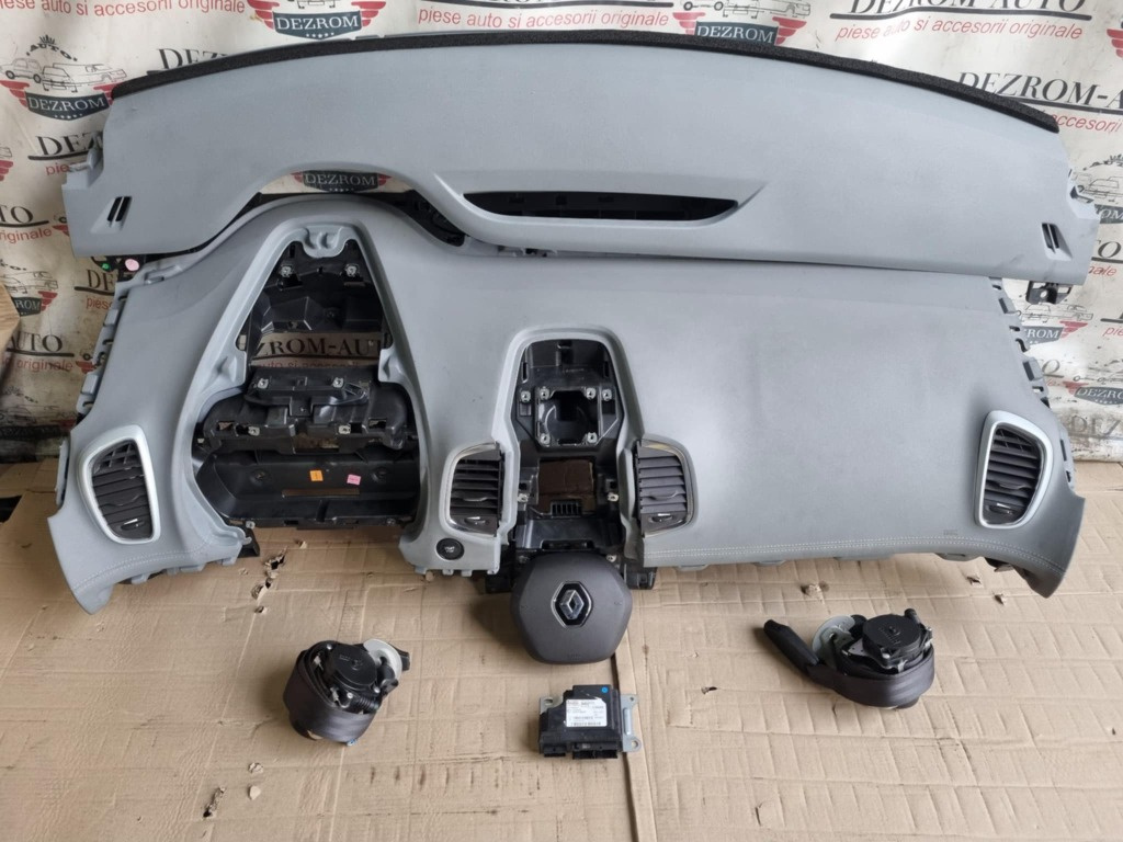 Plansa bord + Airbag volan 985707065R + Calculator airbag 985102936R + Airbag bord 985258129R Renault Espace V