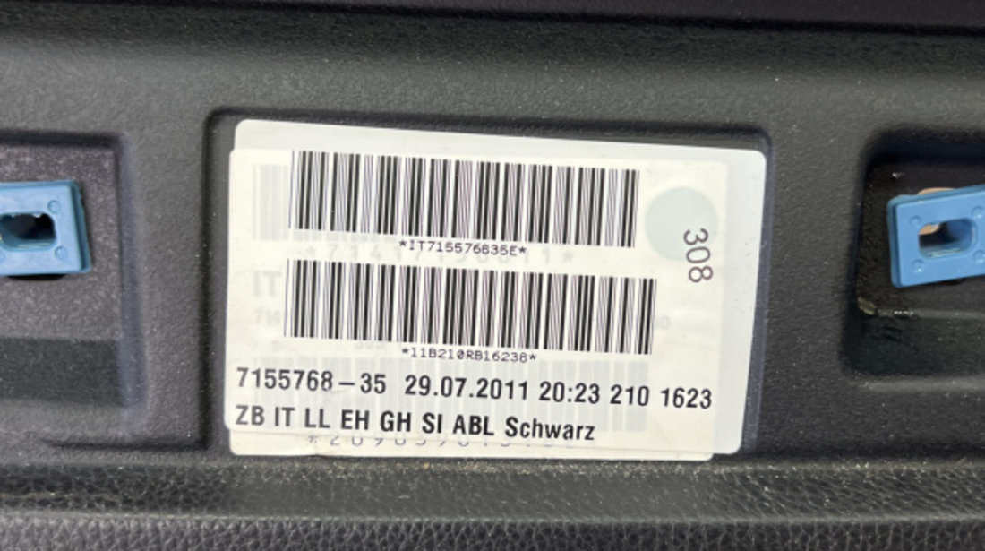 Plansa bord BMW 318d E90 E91 Touring Manual 143cp sedan 2012 (cod intern: 90982)