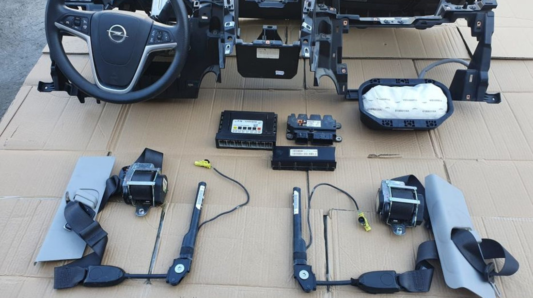 Plansa bord centuri modul kit airbag volan pasager Opel Zafira C VLD26