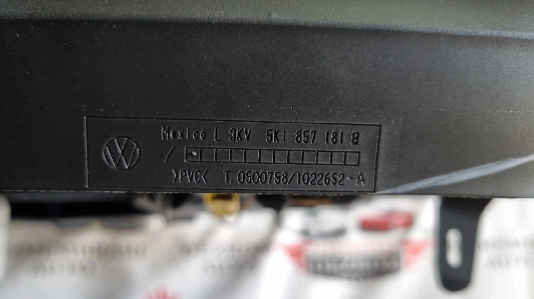 Plansa bord + kit airbag-uri ( volan + pasager, centuri fata + spate, cortine, calculator) VW Golf 6
