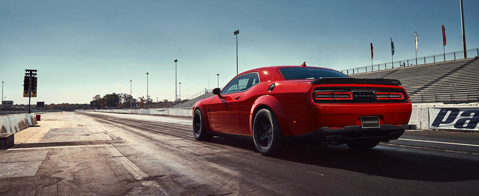 Planuri mari pentru Dodge Challenger SRT Demon: peste 1.500 de cai si o parasuta de franare Planuri mari pentru Dodge Challenger SRT Demon: peste 1.500 de cai si o parasuta de franare