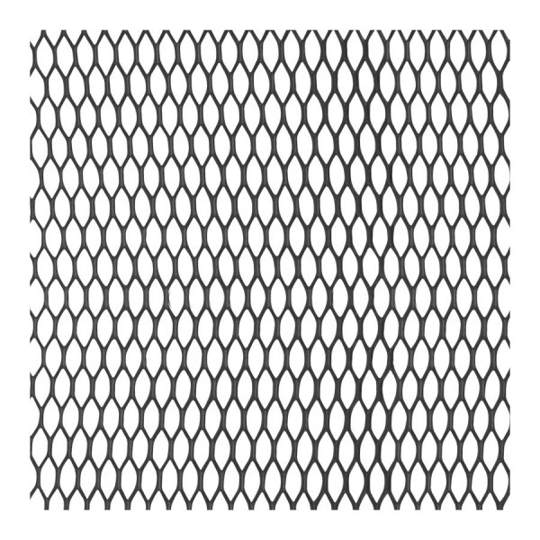 Plasa Tuning Aluminiu Negru 100x25cm Automax 9713