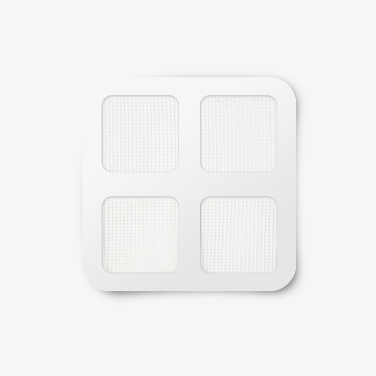 Plasture plasă de țanțari - 10 x 10 cm - alb - 4 buc/pachet 11610WH