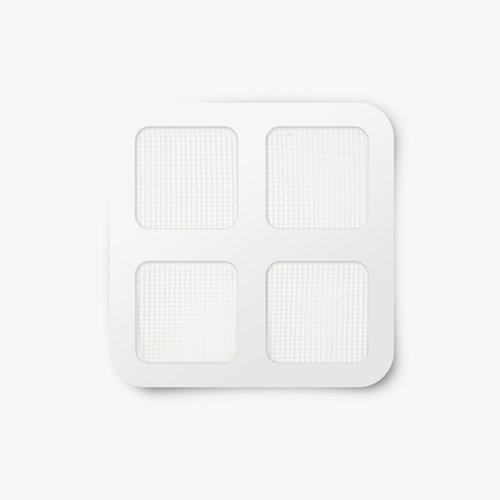 Plasture plasă de țanțari - 10 x 10 cm - alb - 4 buc/pachet 11610WH