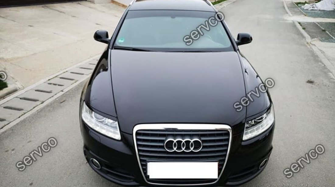 Pleoape faruri Audi A6 C6 4F ABS S6 RS6 S line 2004-2011 v1