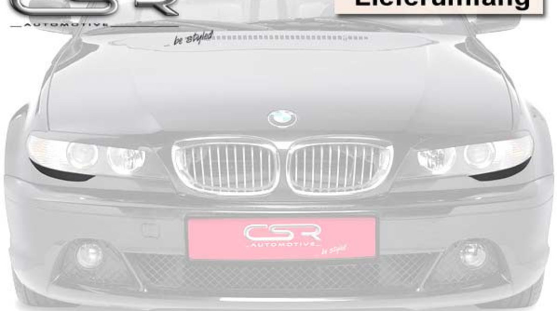 Pleoape faruri inferioare BMW seria 3 E46 coupe cabrio LCI facelift SB213