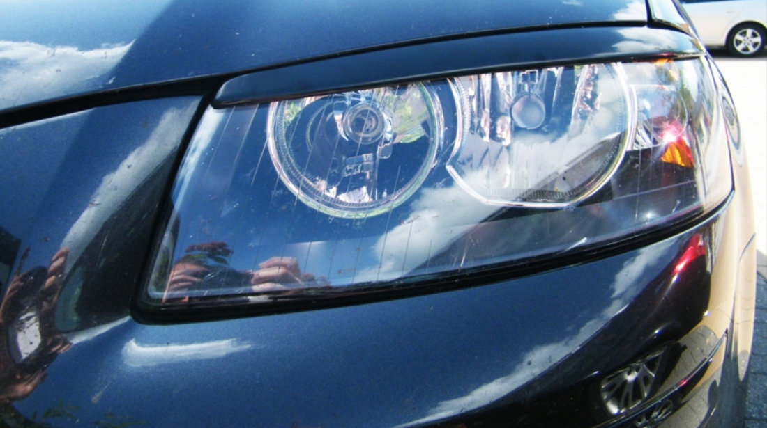 Pleoape Faruri plastic ABS pentru Audi A3, Sportback, 8PA 2004-2008 pentru toate variantele Frontgrill se potriveste . cod produs INE-360010-ABS