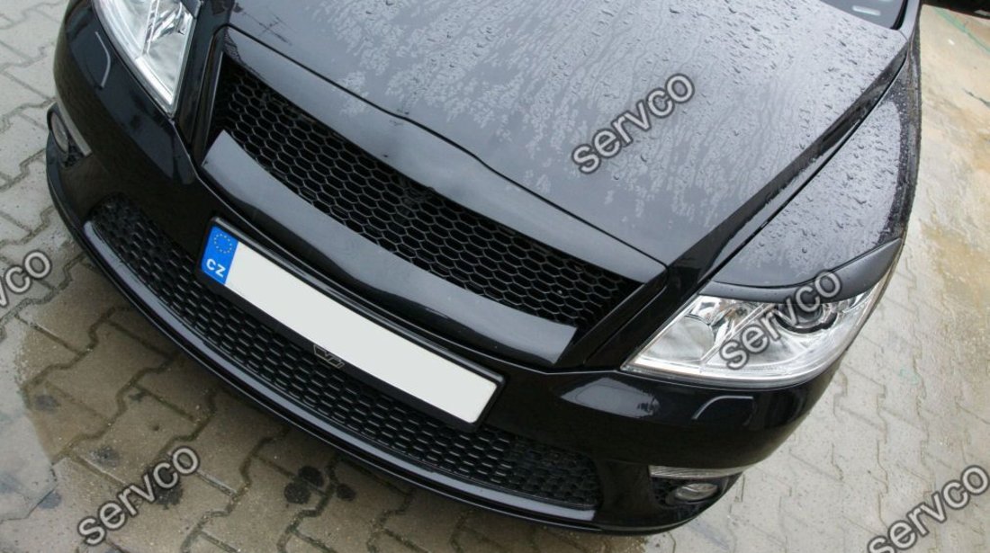 Pleoape faruri Skoda Octavia 2 Facelift 2009-2013 ABS v2