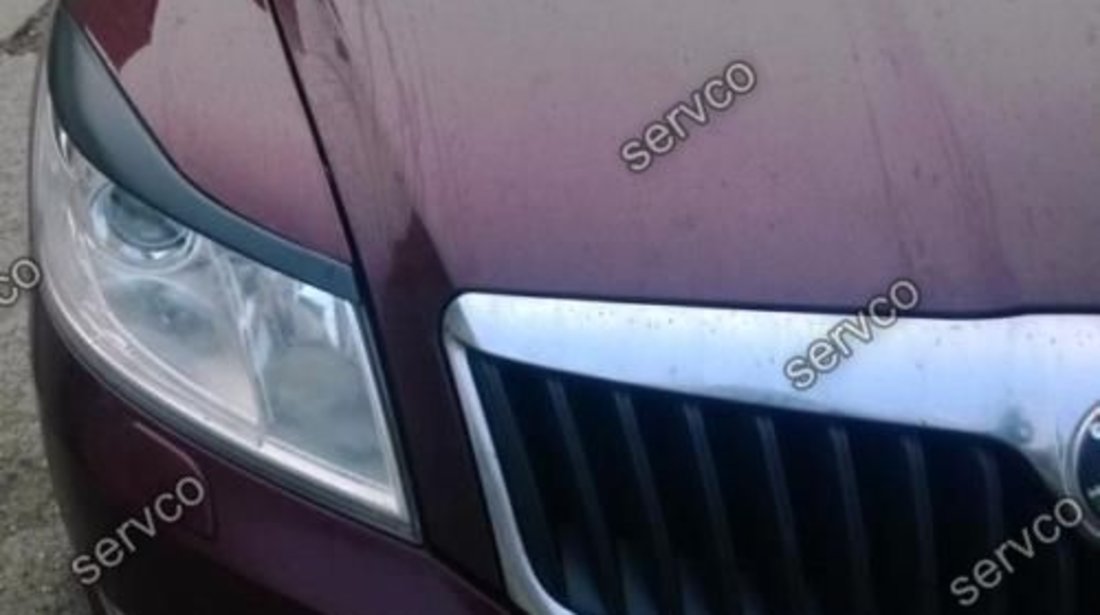 Pleoape faruri Skoda Octavia 2 Facelift 2009-2013 ABS v2