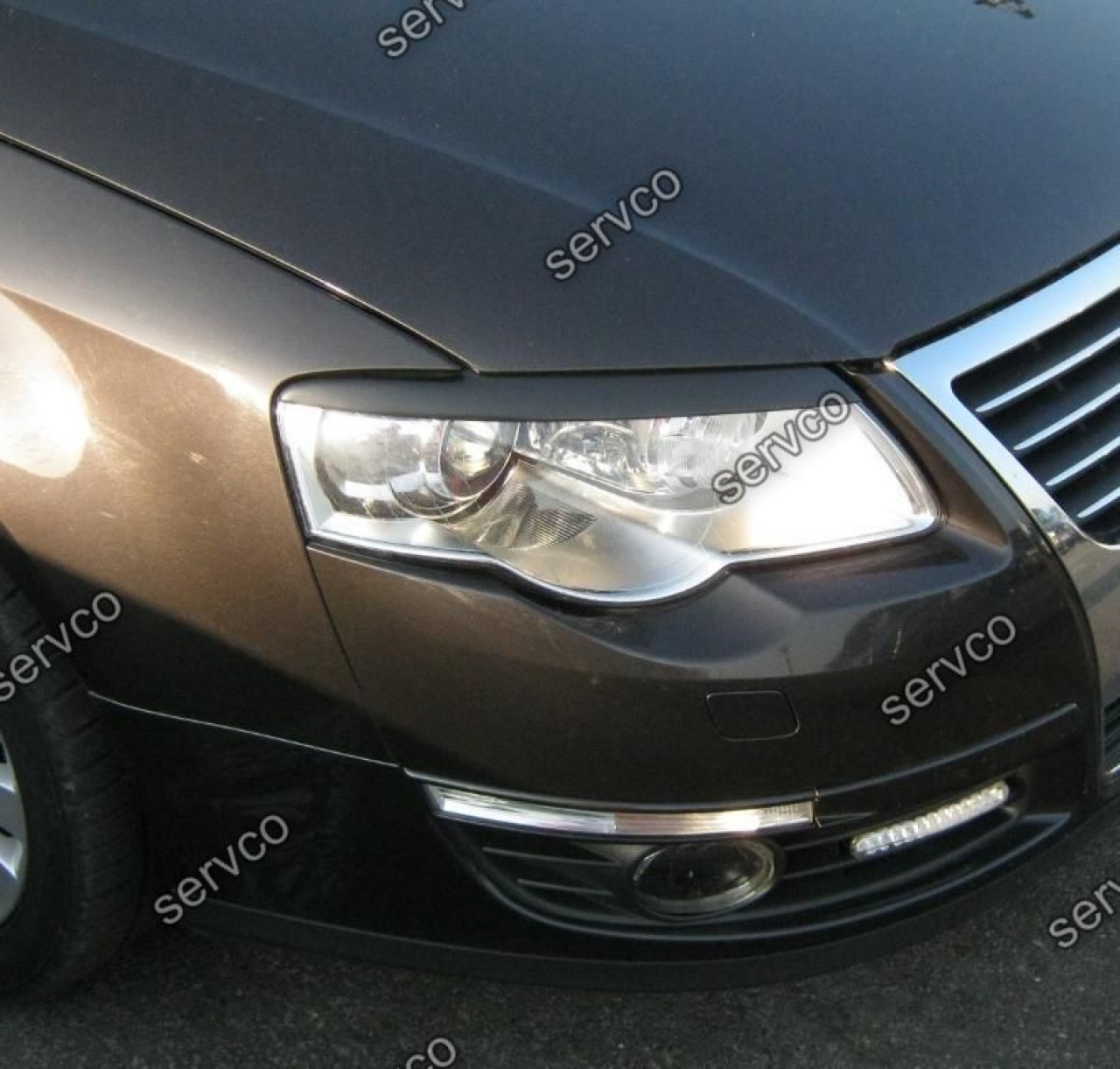 Pleoape ornamente faruri VW Passat B6 3C