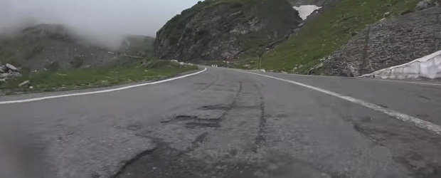 Ploaie, gropi si un blow-off demential: cum se vede recordul unui Subaru pe Transfagarasan